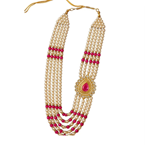 Collier élégant classique géométrique en perles naturelles avec chaîne en corde, unisexe, bijoux de mode pour mariage, vente en gros et en détail, commandes en gros - Product Image 6