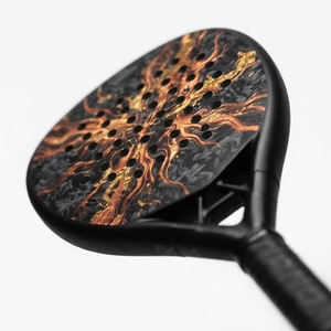 Raqueta de Pádel de Entrenamiento, Fibra de Carbono y Grafito, Ligera, Núcleo de EVA, Marco Resistente, Cara Texturizada, Empuñadura Ergonómica, Control Equilibrado - Product Image 5