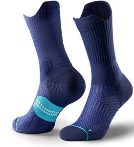 Breathable Crew Sports <b>Socks</b> Knitted Cotton Nylon Spandex Athletic <b>Socks</b> for <b>Running</b> Basketball Football - Product Image 6