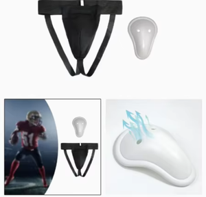 Attelle de stabilisation des hanches et de la zone inguinale en mousse PU blanche respirante à séchage rapide, avec emplacement pour logo, pour toutes les saisons, protection sportive personnalisée, ajustement sécurisé - Product Image 5