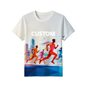 Camiseta Sublimada Transpirable Anti-Pilling con Estampado Liso y Patrones Mixtos para Deportes Escolares y Uso en Equipo - Product Image 4