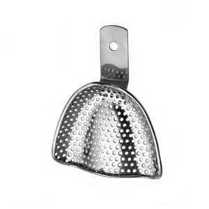 Premium Quality Dental Impression Tray with Edge U3 Perforated Upper Size M Stainless Steel Reusable Autoclavable Orthodontic - Product Image 6