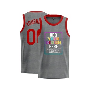 Camiseta de Baloncesto Talla Grande, Sublimada, Reversible, Antibacteriana, Cuello en V, Aberturas para los Brazos - Product Image 1