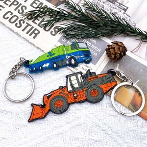 Personalized Promotional Soft PVC Logo 2D Rubber Gift Keychain Custom Logo <b>Key</b> <b>Chain</b>, Marktex - Product Image 6