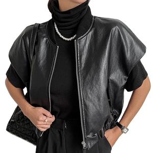 Ropa de moda Desgaste Cómodo Transpirable Invierno Cálido Hombres Chaleco de cuero real Hombres Moda de cintura alta con logotipo personalizado - Product Image 1