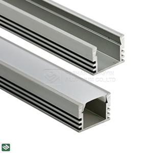 Extruded 6000 Series Aluminum <b>Square</b> Profile Lighting Housing with T3~T8 Temper and Bending Service for Transportation <b>Tools</b> - Product Image 4