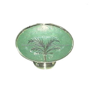 Haute qualité laiton suspendu décoratif cloche vert émail peinture et nickel fini pour la décoration de la maison - Product Image 3