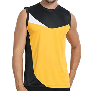 Oem polyester tank top men gym tank quick dry workout tank for <b>running</b> training apparel supply - Product Image 6