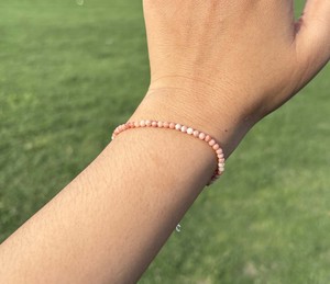 Wholesale Natural Pink <b>Opal</b> Round Faceted Beads <b>Bracelet</b> 925 Sterling Silver Handmade Adjustable Gemstone <b>Bracelet</b> Bulk Jewelry - Product Image 5