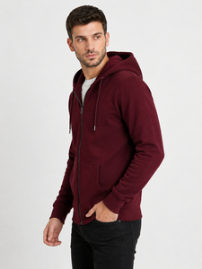 Stylish mens zipper <b>hoodie</b> with practical comfort focused design suitable for casual outings travel <b>workouts</b> and layered fashion - Product Image 2
