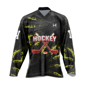 Camisetas de Hockey sobre Hielo Personalizadas con Logotipo Bordado y Nombre del Jugador, Unisex, Elásticas en Cuatro Direcciones, Transpirables, que Absorben la Humedad - Product Image 2