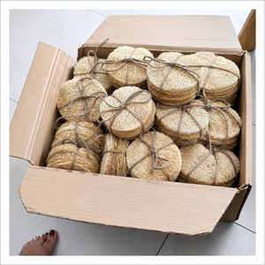 Vietnam Dried Luffa Fiber Shower Sponge for Bath <b>Scrub</b> Bathroom Cleaning Hotel Use and Wholesale Export Supply - Product Image 3