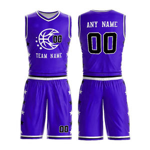 Dernier design de maillot de basket brodé, uniforme de basket de sublimation haut de gamme, tenue d'équipe pour hommes - Product Image 3