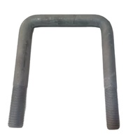Boulons en U M8 de haute qualité avec solutions de fixation fiables, en acier doux, finition galvanisée à chaud, boulon et écrou