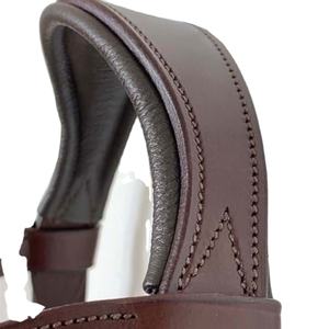 Brida de caballo de cuero ajustable Venta al por mayor Brida de caballo de cuero genuino a la venta/Brida de caballo hecha en fábrica - Product Image 2