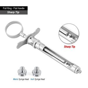 Pistolet d'aspiration multi-types pour anesthésie en chirurgie dentaire, seringue en acier inoxydable, instrument d'injection et d'aspiration pour chirurgie orale - Product Image 5