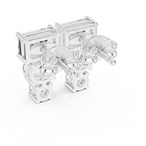 Hello jewels CVD LAB GROWN 14K GOLD Moissanite Diamond Pendientes 925 Sterling Silver Cute Jewelry para mujeres para bodas - Product Image 5