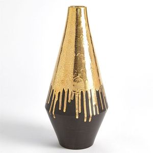 Jarrón Decorativo de Mesa de Aluminio con Diseño Art Deco, Hecho a Mano, Tamaño Personalizado, para Decoración del Hogar y Oficina, Modelo Metal Wave Snell Shell - Product Image 4