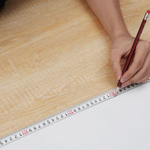 Dalles de sol en vinyle emboîtables 48 x 7,3 pouces, 10 dalles, épaisseur 5,5 mm, grain de bois naturel, revêtement de sol plastique DIY pour cuisine à clipser - Product Image 2