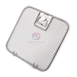 Medical Stainless Steel Wire <b>Mesh</b> <b>Basket</b> Lid OEM Custom Manual Reusable for Sterilization & Surgery Tools - Product Image 4