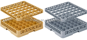 Bocheng đôi Stackable nhựa rượu vang thủy tinh giá nhiều ngăn cho nhà hàng khách sạn lưu trữ thông số kỹ thuật khác nhau - Product Image 5