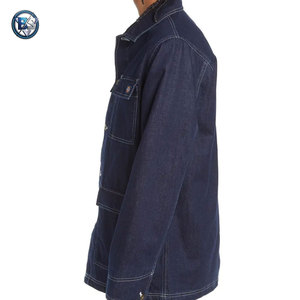 Chaqueta de Mezclilla para Hombre, Estilo Personalizado, Ropa Exterior Informal con Mangas Largas y Bolsillos Delanteros, Chaqueta de Invierno - Product Image 4