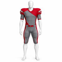 Vêtements de sport de football américain à manches courtes pour hommes, style tendance, logo personnalisé de haute qualité, uniforme respirant
