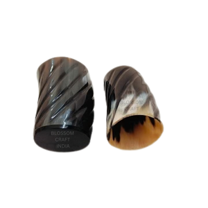 Vaisselle en corne de buffle, fabriquée à la main, écologique, durable, tasse de style rustique traditionnel, parfaite pour la maison et l'extérieur - Product Image 2