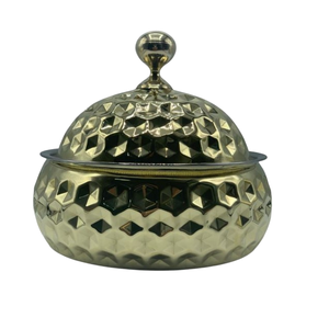 Olla de Metal Decorativa Martillada de Diseño, Chapada en Oro, de Calidad Superior, Hecha a Mano, la Más Vendida - Product Image 4