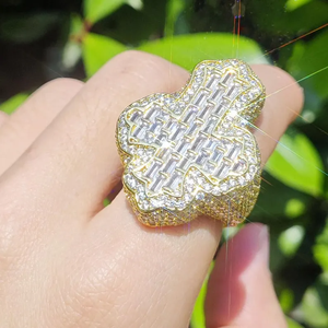 Bague de championnat personnalisée Starspire Jewels, en argent sterling 925 plaqué rhodium, sertie de moissanite taille brillant, style hip-hop - Product Image 3