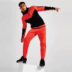 Ensemble de survêtement 2 pièces pour hommes, color block, à rayures, décontracté, hiver, manches longues, chaud et respirant, vêtements de sport - Product Image 5