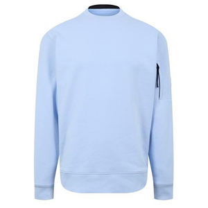 Sweat-shirt à col rond en molleton épais de haute qualité, personnalisé, vierge, 500 g/m², pour sublimation, plissé et brodé pour hommes - Product Image 5