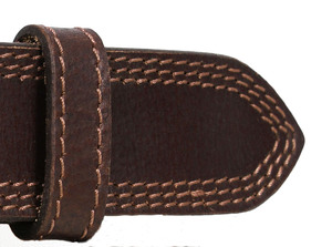 Cinturón de Cuero Genuino Marrón para Hombre, de Alta Calidad, Tendencia 2026, Resistente, Informal, para Uso Ocasional, Hebilla de Aleación Duradera, Ancho - Product Image 5