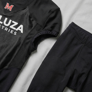 Ensemble complet d'uniformes de football américain personnalisés par sublimation, short respirant en maille extensible 4 directions, équipement de performance, vente en gros pour hommes - Product Image 4