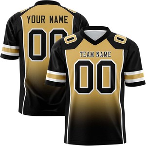 Custom Logo American Football Jersey Supplier Interlock Fabric High Resolution Print Lightweight Uniform - Product Image 5
