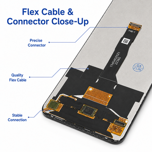 ชิ้นส่วนอะไหล่หน้าจอสัมผัสสำหรับจอโทรศัพท์มือถือสำหรับ Nord 2T 5G - Product Image 5