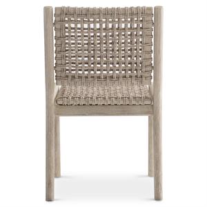 Silla de comedor de madera de teca maciza con asiento y respaldo de ratán tejido a mano – Estilo escandinavo para hoteles, cafeterías y muebles para el hogar - Product Image 4