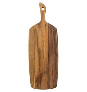 Planche à découper artisanale en bois d'olivier avec finition naturelle rustique, idéale pour la charcuterie et les petites portions. - Product Image 1
