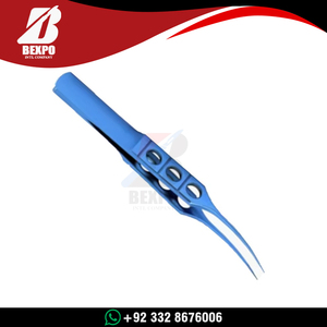 Pinzas de Titanio para Microcirugía Oftálmica, Instrumento Quirúrgico de Precisión para Manejo de Suturas, Herramienta de Microcirugía Reutilizable de Acero Inoxidable - Product Image 3