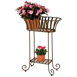 Support de plantes en fer, porte-pot de fleurs, étagère de présentation de plantes en métal pour jardin, maison, bureau, intérieur, extérieur, balcon, prix abordable - Product Image 2