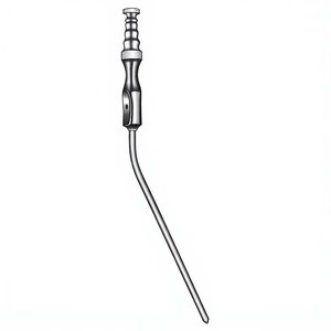 Tube d'aspiration Frazier 19 cm (7-1/2 pouces) diamètre 5 Fr, canule d'aspiration chirurgicale, instrument médical pour neurochirurgie et ORL - Product Image 3