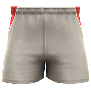 Conjunto de Jersey de Rugby Rojo y Gris para Hombre de Index Apparel, Manga Corta, Cuello Redondo, Absorbe la Humedad, Ajuste Atlético, Uniforme de Rugby para Todas las Temporadas - Product Image 3
