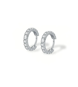 Pendientes de Diamantes Cultivados en Laboratorio de Oro de 18K Personalizados, Claridad VVS1, Certificados por IGI, Joyería para Mujer para Bodas y Fiestas, Fabricante, Suministro al por Mayor - Product Image 3