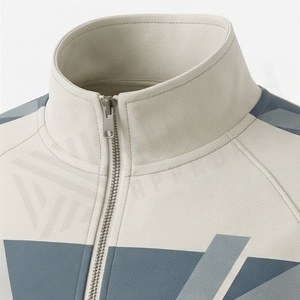 Men's Sporty <b>Tracksuit</b> Full Zip Geometric Print Breathable Polyester Jogging Suit Autumn Casual Wear Regular Fit Side Pockets - Product Image 4
