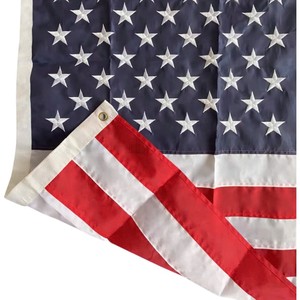 Drapeau américain FLC GROUP en polyester, rectangulaire, durable, avec œillets renforcés, mât en aluminium, pour événements sportifs, numérique - Product Image 6