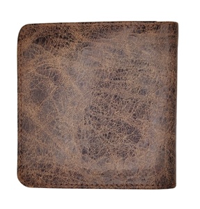 Tarjeteros de Alta Calidad para Hombre, con Protección RFID, Forro de Seda, Cuero Genuino, Cortos, Elegantes, Fabricados en Fábrica OEM, Plegables y Modernos - Product Image 1