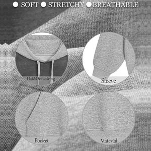 Sweat-shirt à capuche Urban Street délavé à l'acide, en coton épais personnalisé, finition vintage, vêtement de mode pour impression - Product Image 2