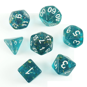 Dés polyédriques irréguliers transparents en acrylique personnalisés en usine pour divers jeux de cartes et de société, mini dés de jeu - Product Image 2