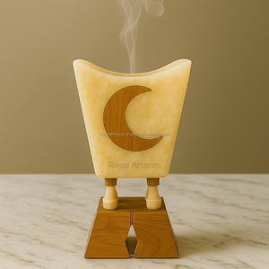 Quemador de incienso con incrustaciones de hueso moderno, evaporador con caja y bandeja para el hogar, boda y Ramadán, uso aromático, regalo perfecto - Product Image 2