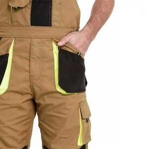Peto de trabajo de cuero resistente al fuego con bolsillo para soldar, para hombres y mujeres, para carpintería, con logotipo personalizado - Product Image 5
